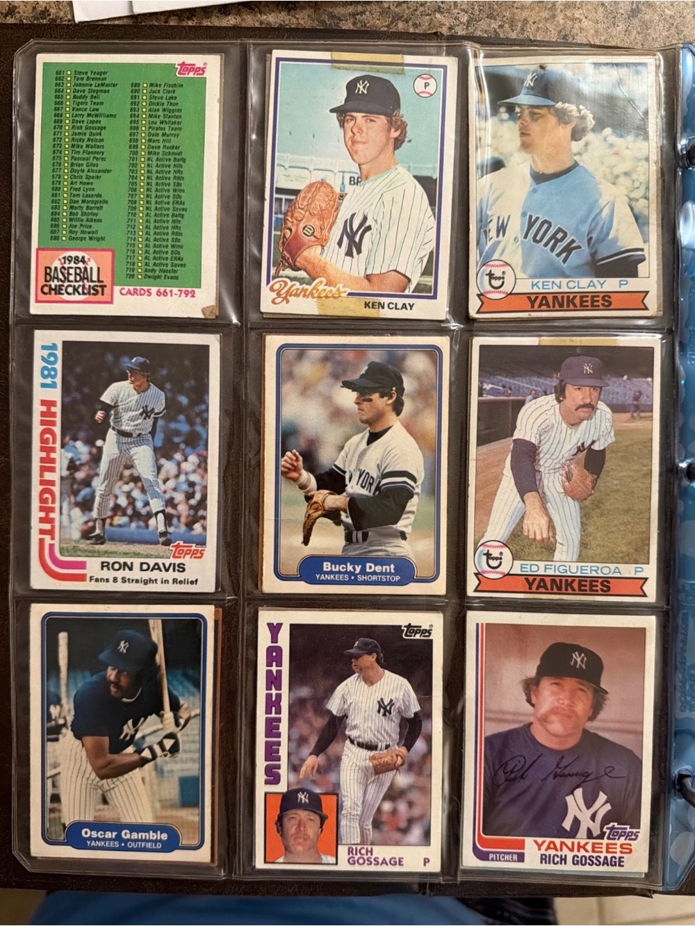 Vintage Baseball Card Binder Lot (ft. Yankees, Kirby Puckett and other HOF’ers)